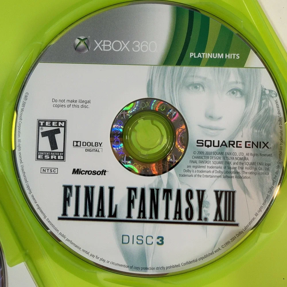Final Fantasy XIII (Microsoft Xbox 360, 2010) Complete CIB